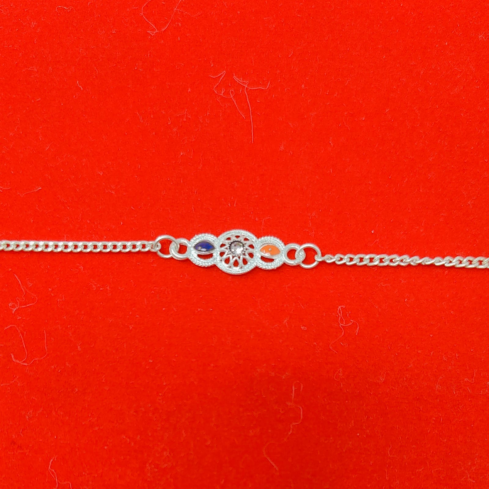 iconic silver rakhi